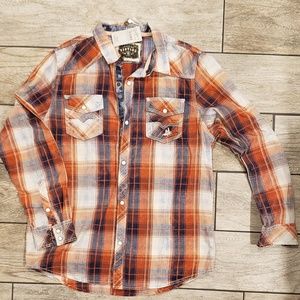 NWT BKE Youth L button down